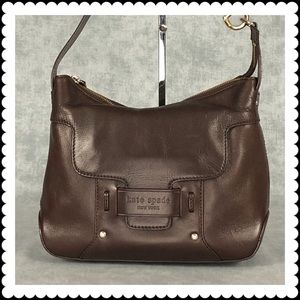 Kate Spade Brown Leather Hobo Shoulder